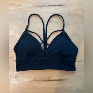 Lululemon Black Align Bra with Cross Strap, Like New, Worn once